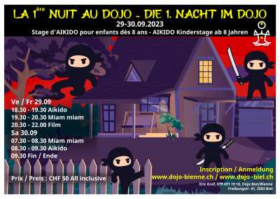 Stage Aïkido Enfants 8+ans, 29-30 septembre, Bienne