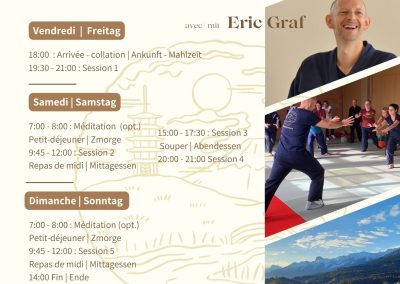 Retraite Yoga Japonais et Méditation, Rüti bei Riggisberg, 1-3 Novembre