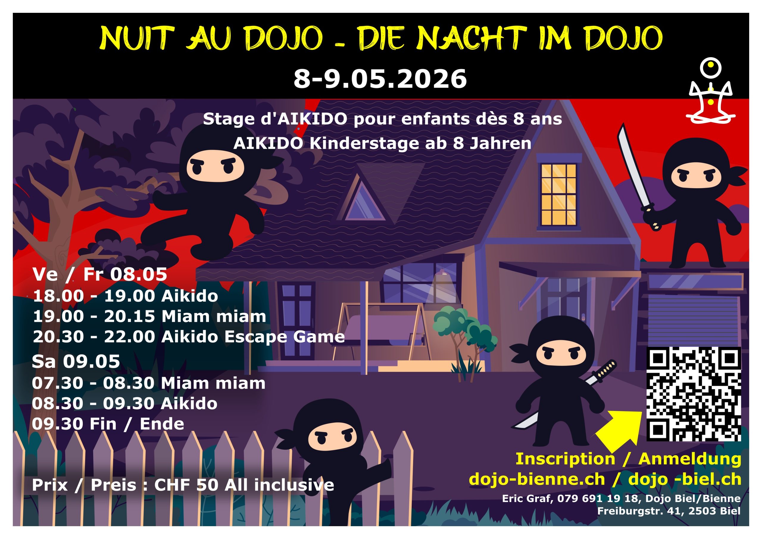 NuitAuDojo2026 yoga japonais, Neuchâtel, 05.06