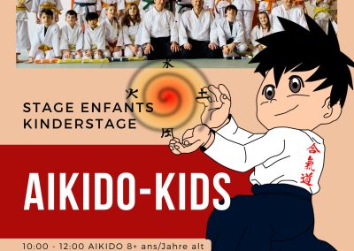 Stage Aïkido Enfants, 21 juin, Bienne
