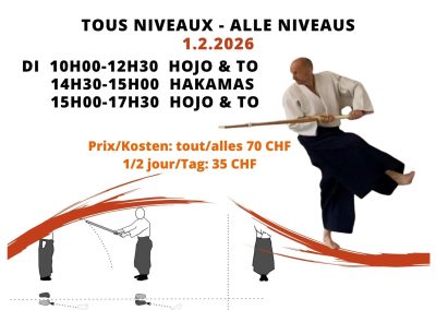 Stage de Hojo & To no kata, 1er Février, Bienne