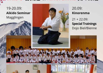 Aikido & Kinorenma avec Shihan Ikuhiro Kubota, 19-22 septembre 2026